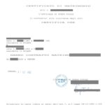 certificato matrimonio